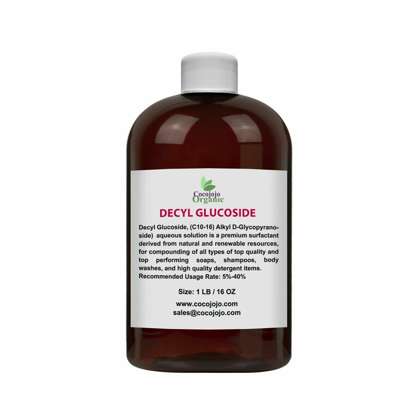 Decyl glucoside natural foaming cleanse diy gel soap shampoo non