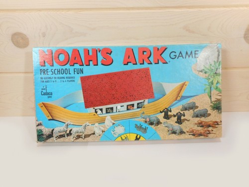 Vintage 1971 Cadaco NOAH'S ARK Game Pre-school Bible School VBS