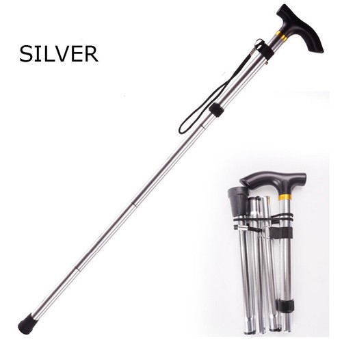 Easy Adjustable Folding Cane Flower Style & Plain Design Walking Stick UK SELLER - Picture 19 of 30