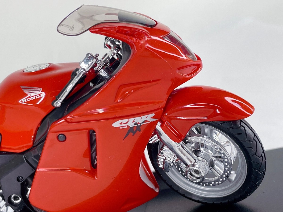 Honda CBR 1100XX Diecast Motorcycle Bike Model Toy Red Welly