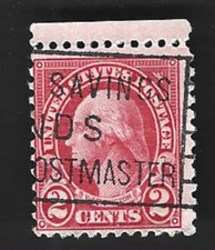 Scott# 634 2c George Washington with BUY SAVINGS BONDS slogan cancel - (A-7)