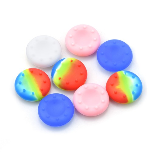 8Pcs Colorful Silicone Handle Rocker Stick Caps For PS4/PS3 Xbox 360/Xbox One F - Picture 7 of 14