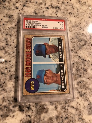 シングルカード PSA 8 1968 Topps #177 Nolan Ryan 1968 Topps Nolan Ryan ROOKIE #177 PSA 8(oc) NM-MT on