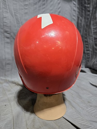 TOPPER JOHNNY LIGHTNING 1969-71 ISSUE LIGHTNING RACER HELM ROT KUNSTSTOFF MIT SCHAUMSTOFF - Bild 4 von 12