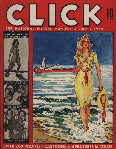 4 Old Issues of Click - Satirical Political Humor Magazine (1939-1941) on DVD - Picture 8 of 24