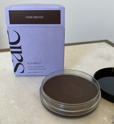 Saie Sun Melt Natural Cream Bronzer, Natural Finish Dark Bronze. See Description