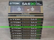 Pack of 3 Three TDK SA-X 90 Cassette Tape Type II High Position 