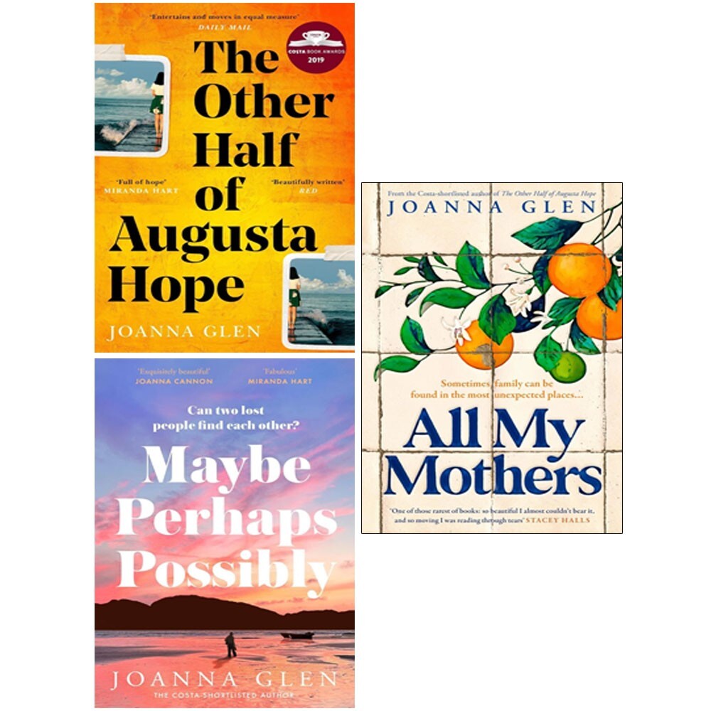 Joanna Glen 3 Books Collection Set Maybe Perhaps Possibly,Half of Augusta Hope