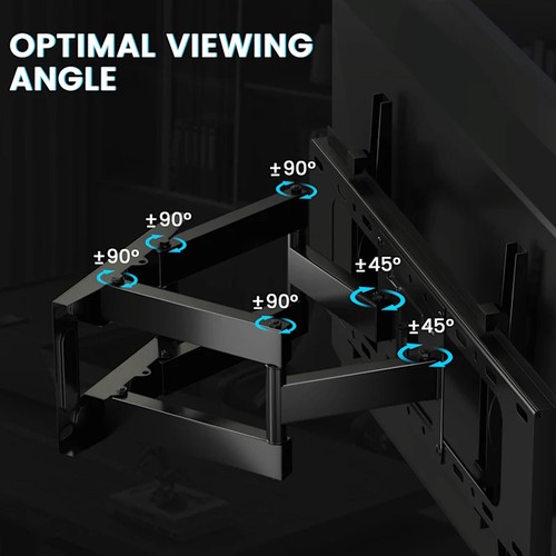 TV Wall Mount Bracket Swivel Tilt 40 42 50 55 60 70 75 80 Inch UK LED LCD Screen - Picture 55 of 55