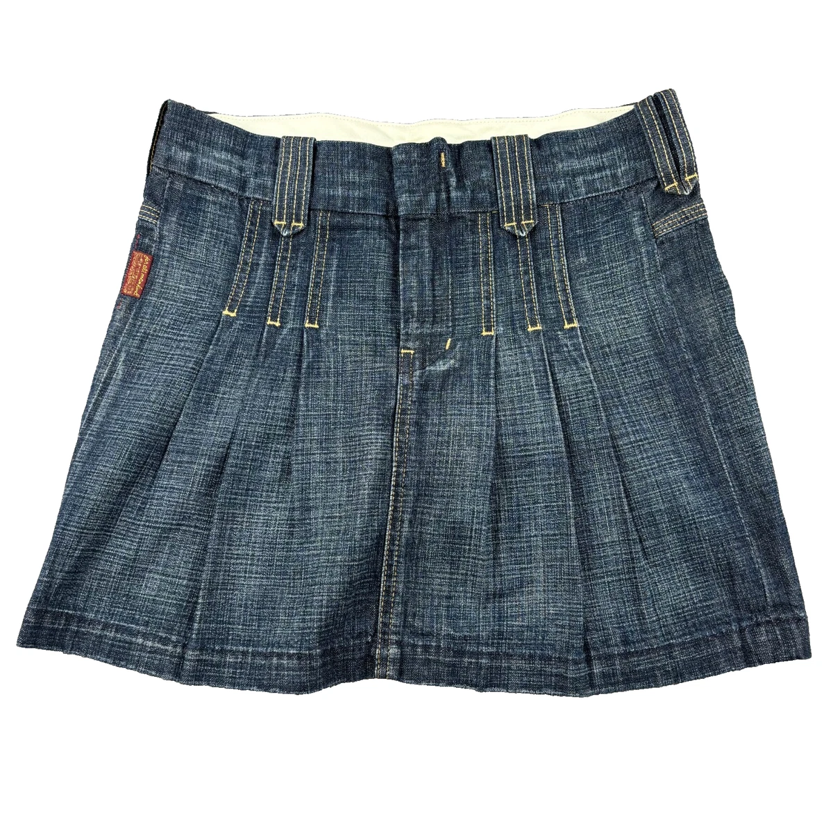 Gonna Donna 7 For All Mankind Freya Street Wise, In Cotone Con Elastan, Chiusura Con Bottone, Lavabile In Lavatrice