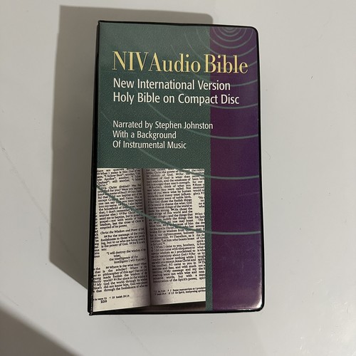 NIV Audio Bible New International Version Holy Bible on Compact Disc 59 Disc Set