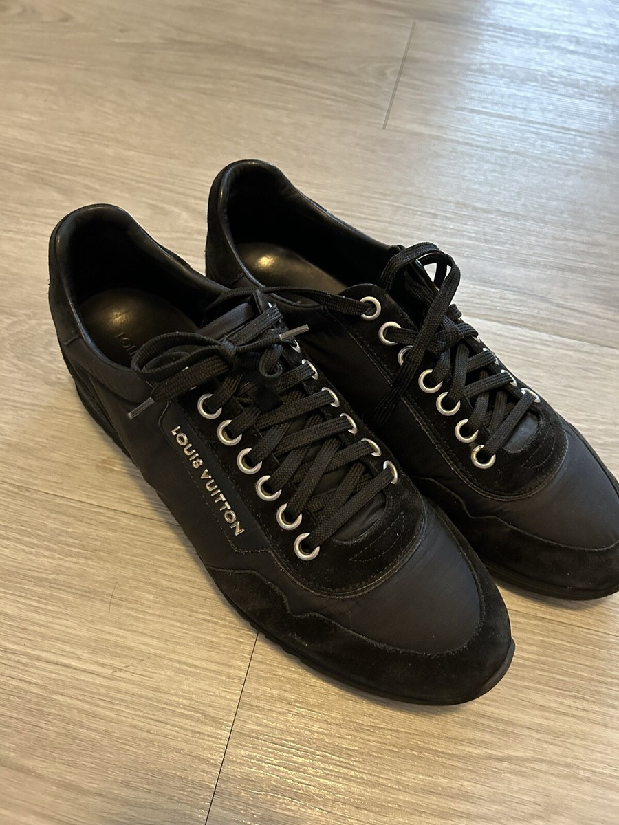 Louis vuitton Mens Sneakers 8.5LV Black | eBay