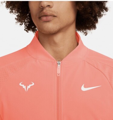 Nike Dri-FIT Rafa Nadal Tennis Jacket DV2885-854 Orange Blast