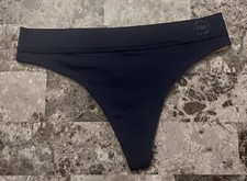 NWT VICTORIA'S SECRET NAVY BLUE SMOOTH 360 COLLECTION HIGH CUT THONG PANTIES