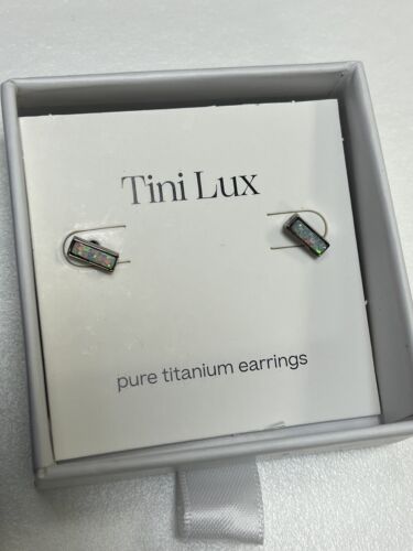 Tini Lux Isla Opal Hypoallergenic Earrings - image 1