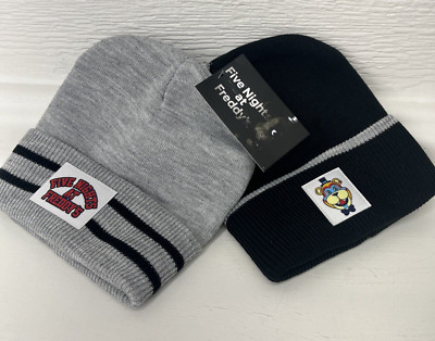 Five Nights at Freddy's 2x Beanie Stocking Skull Cap Sock Hat Toboggan ADULT