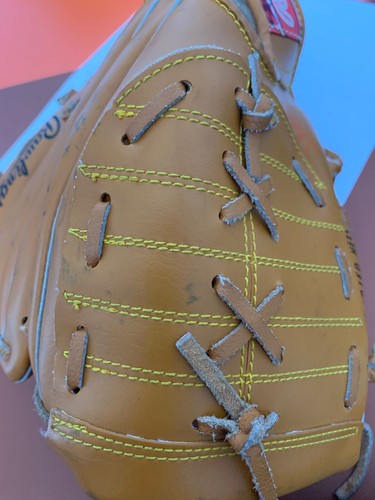 "Guante de béisbol/softbol de cuero tostado Rawlings talla 10,5""R\H bolsillo profundo bien" - Imagen 3 de 7