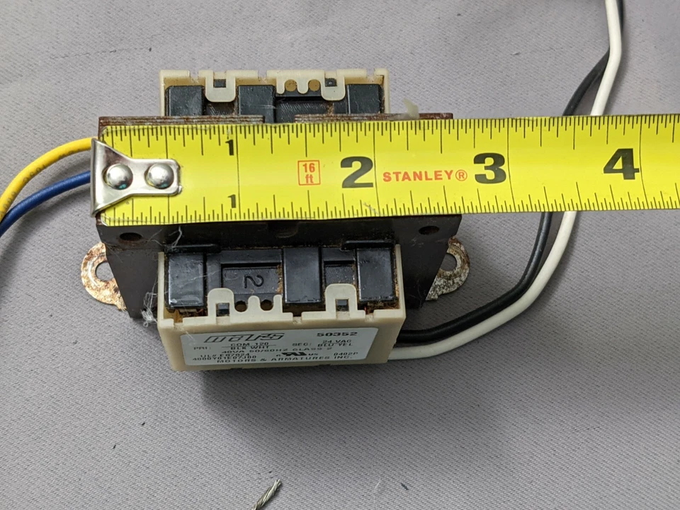 MARS 50352 40VA 120V TO 24V FOOT MOUNT STEP DOWN TRANSFORMER - Image 4 of 4