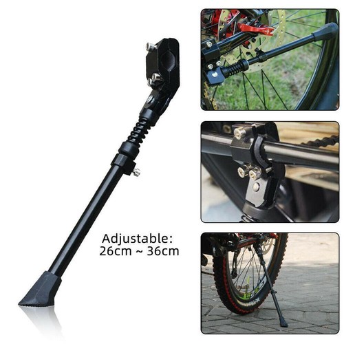 Béquille Universelle Réglable Pour Vélo - VTT, Route, Montagne - Aluminium Noir - 12"-16"
