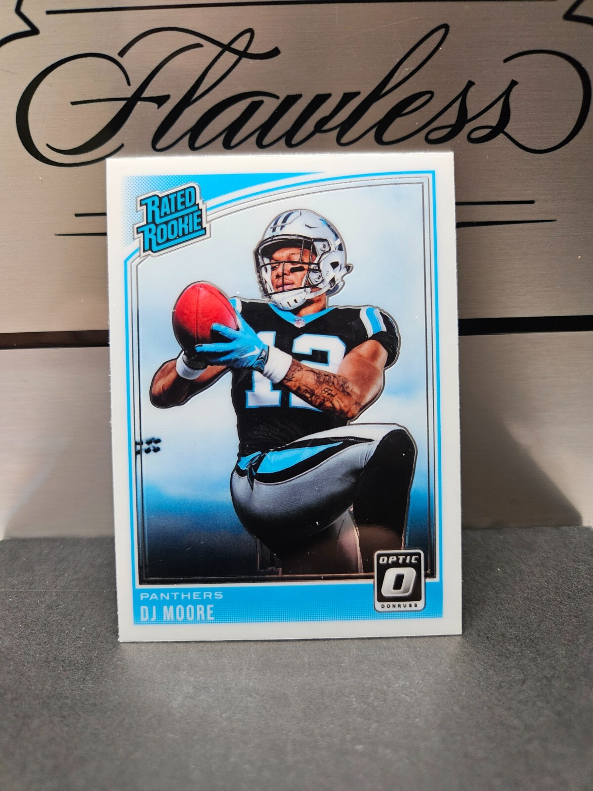 2018 Donruss Optic RC Rated Rookie D.J. Moore sharp card #166
