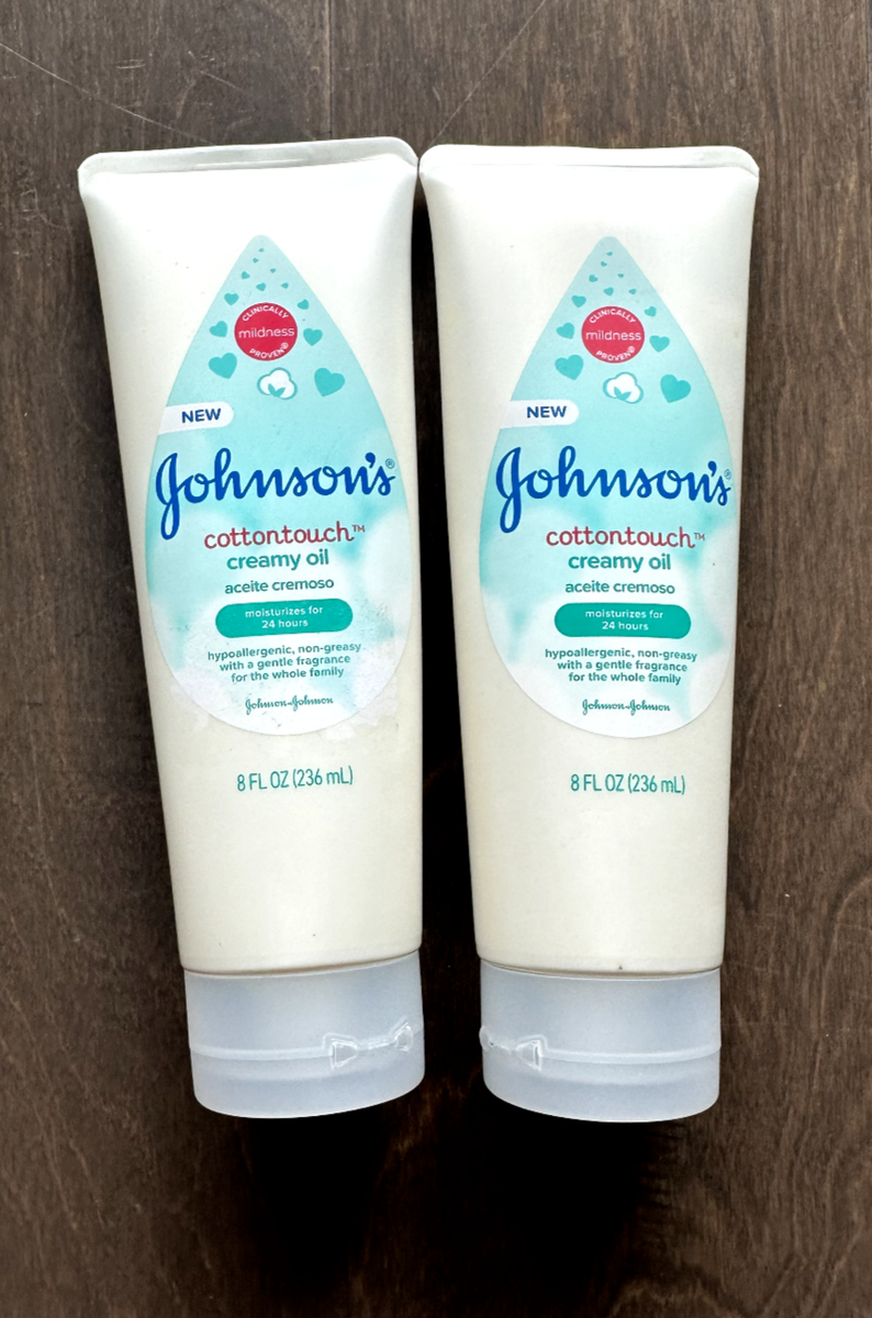 Johnson's Baby Cottontouch Creamy Oil Hypoallergenic Non-Greasy