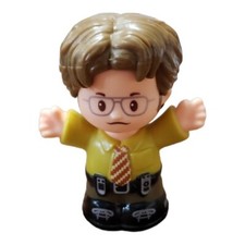 Fisher Price Little People The Office Dwight Schrute Figure Mustard Color Shirt