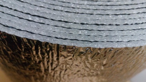 1100sqft Reflective Insulation Heat Shield Double Sided Thermal Barrier Foam 1/4 - Picture 3 of 5