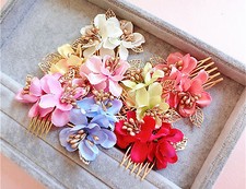 1Piece Women Girl Dance Wedding Bride Fairy Flower hair Comb Pin photograph PROP