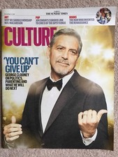 THE SUNDAY TIMES CULTURE MAGAZINE GEORGE CLOONEY COVER