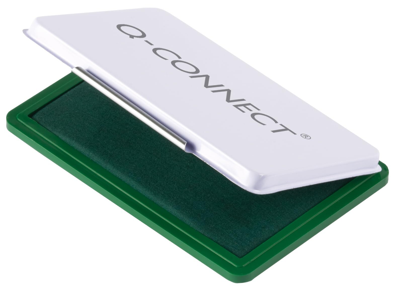 Q Connect Large Stamp Pad Metal Case - Green 1 Green