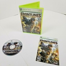 Frontlines: Fuel of War (Microsoft Xbox 360, 2008) CIB Tested