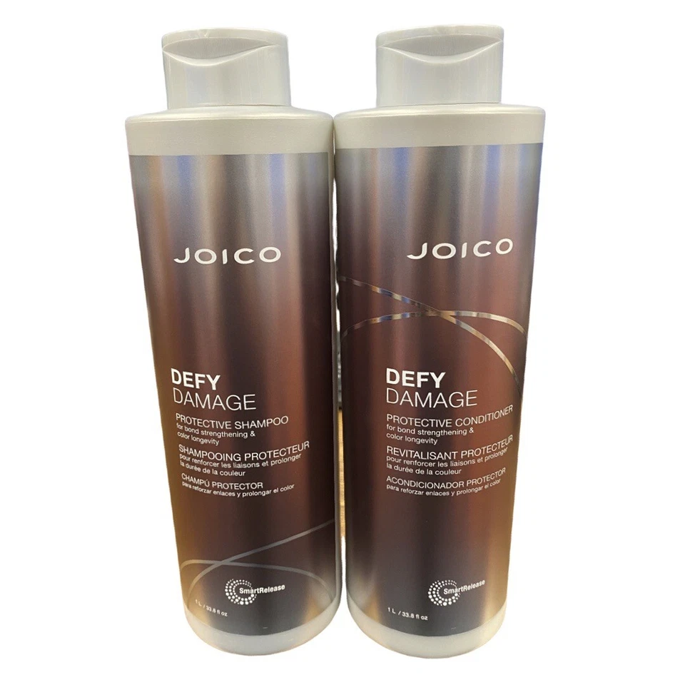 Joico Defy защитный шампунь и кондиционер двойной набор 33,8 унц / литр  - Изображение 2 из 3