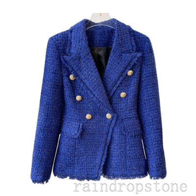 BLUELEA ブルレア Double button tweed jacket BLUELEA ブルレア Double button tweed jacket BLUELEA ブルレア