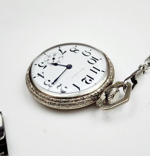 Men's ANTIQUE 1927 Pocket Watch SOUTH BEND. Grade 227. Manual Wind - Picture 7 of 17