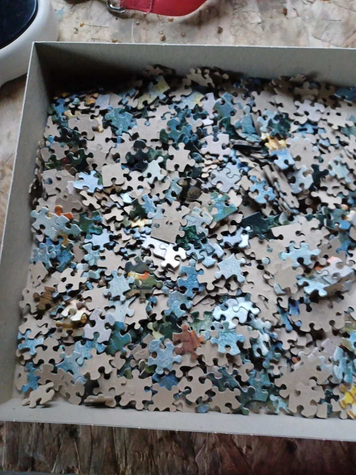 Thomas Kinkade Skater's Pond Puzzle Vintage 1999 - Image 2 of 3