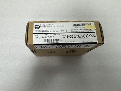 1769-IF4FXOF2F A-B Analog Input Module 2022 New sealed box