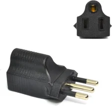 Ceptics Italy Travel Plug Adapter Accepts NEMA 5-15R - ETL Certified (IG-12)