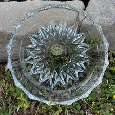 Beautiful Bleikristall Genuine Lead Glass Crystal Ashtray Made in Germany 5.5”