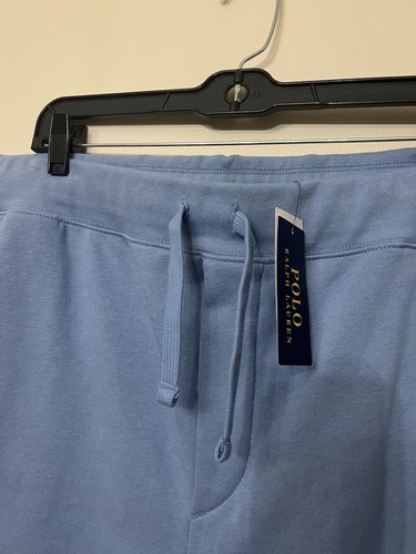 Polo Ralph Lauren Men’s Big & Tall Blue Embroidered Polo Bear Fleece Shorts NWT - Picture 2 of 5