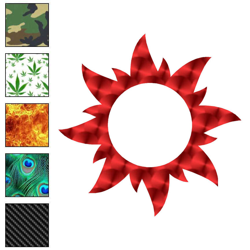 Sun Sunshine , Vinyl Decal Sticker, 40 Patterns & 3 Sizes