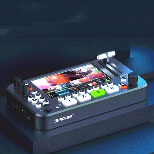 SPROLINK NEOLIVE R2 PLUS 5.5" USB3.0 Video Switcher Panel 4XHDMI Live Streaming - Picture 2 of 6