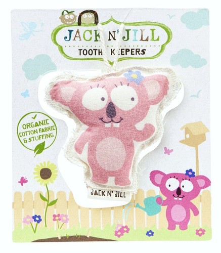NEW Jack N Jill Tooth Keepers Fairy Bag Pouch Pillow Purse Kids Cotton Organic - Picture 6 of 16