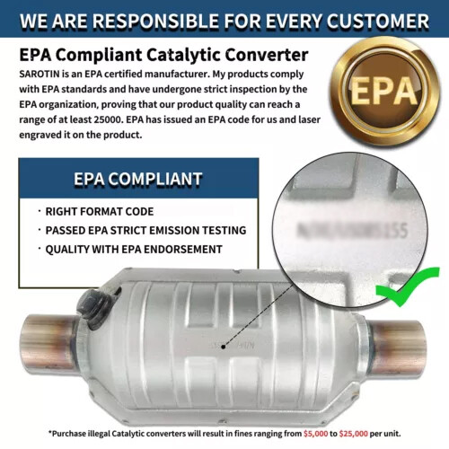 Catalytic Converter Fit 2005-2019 Nissan Frontier Pathfinder Xterra Equator 4.0L