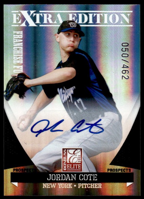 2011 Donruss Elite Extra Edition #75 Jordan Cote BASEBALL New York Yankees