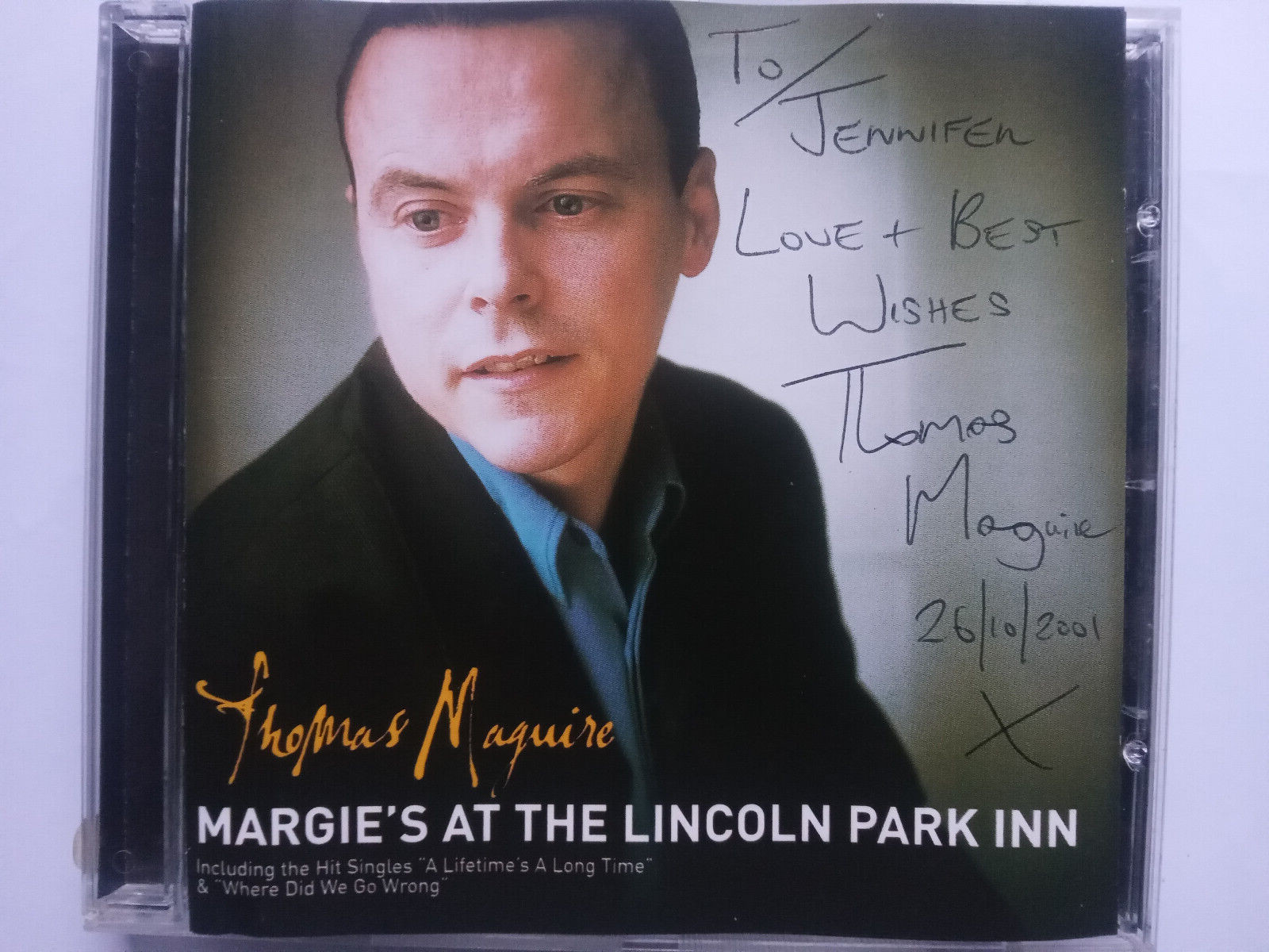 Thomas Maguire - Margie's At The Lincoln Park Inn Signed CD Autographed