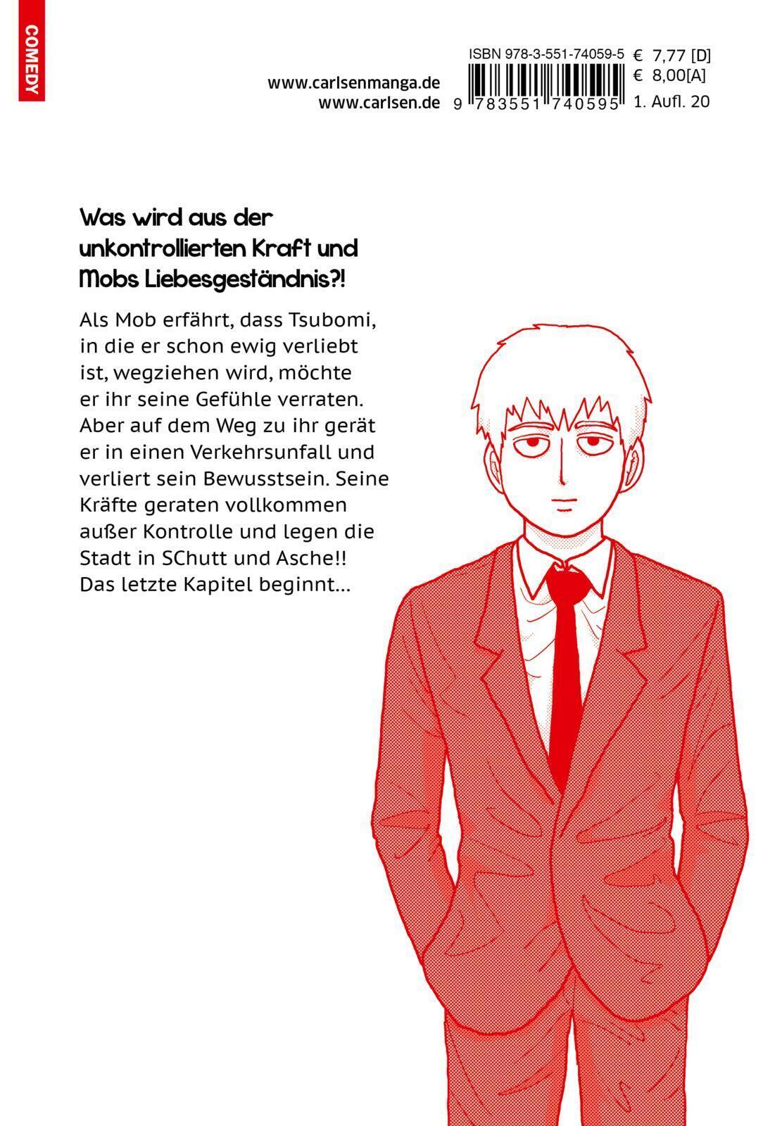 Thumbnail - Mob Psycho 100 16 One Taschenbuch Mob Psycho 100 240 S. Deutsch 2020