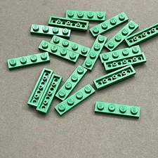 Lego 3710 Green Replacement Parts Pieces Lot of 18