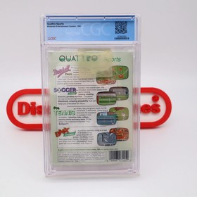 NES Nintendo QUATTRO SPORTS (4 in 1) - CGC GRADED 9.4 A! NEW & Factory Sealed!