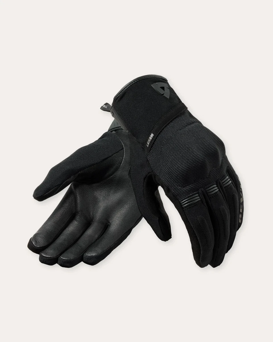 Guanti Moto Uomo Invernali Impermeabili In Pelle Di Capra – Protezione Nocche E Touch Screen, Taglia Grande, Nero