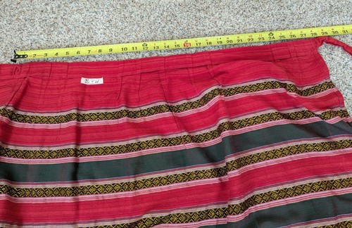 Vintage S/M Striped Wrap Skirt Piankusol Made in Thailand Boho Resort Vacation - Picture 11 of 13